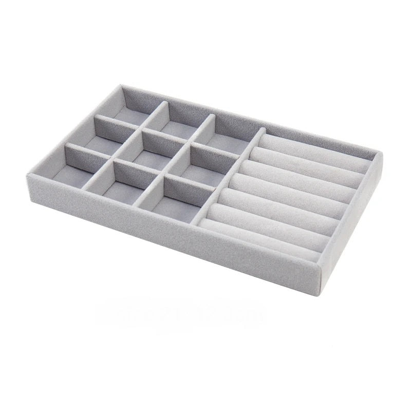 Veile Studios Jewelry Storage Gray Design Display Tray Drawer Jewellery Holder For Rings Earrings Necklaces Bracelets Jewellery Holders & Organisers
