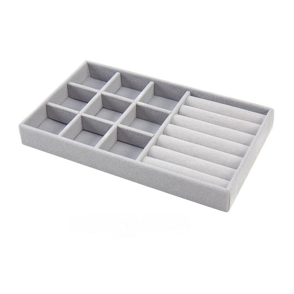 Veile Studios Jewelry Storage Gray Design Display Tray Drawer Jewellery Holder For Rings Earrings Necklaces Bracelets Jewellery Holders & Organisers