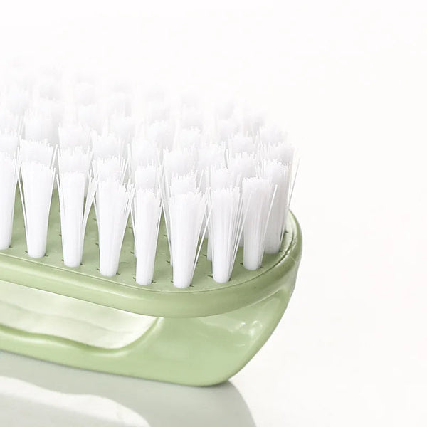 Laundry Brush Green Long Multi Functional Cleaning Washing Flexible Scrub For Home Cleaning Brushes