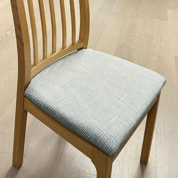 Dark Grey Corn Kennel Pattern Stretch Chair Cover For Dining Kitchen Slipcovers