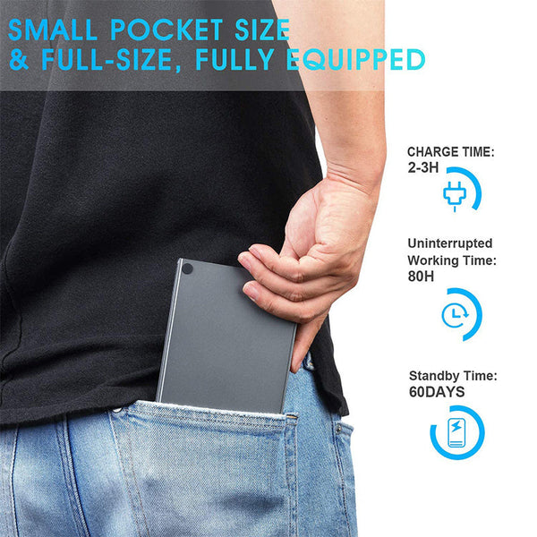 Bluetooth Keyboard Black Foldable Ergonomic Compact Wireless Computer Laptop Keys Keyboards & Keypads