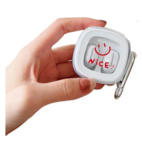 Earphone Case Red For Lenovo Xt62 Tws Soft Tpu Transparent Headset Cover Earbud Cases