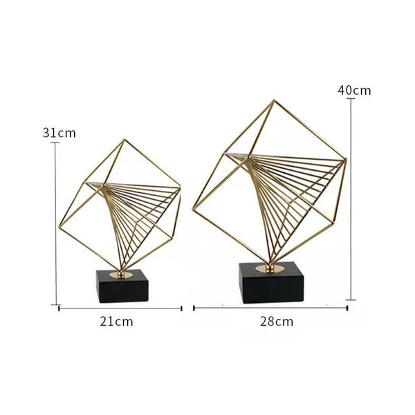 40Cm Rubik Cube Tabletop Decor Modern Art Living Room Display Decorative Crafts Sculptures & Figurines