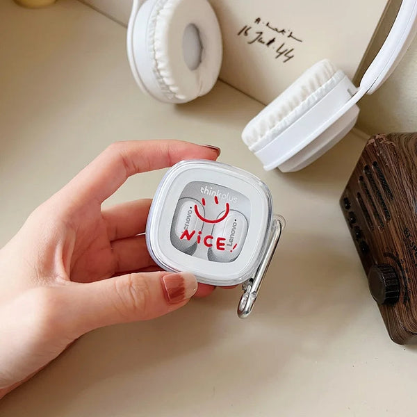 Earphone Case Red For Lenovo Xt62 Tws Soft Tpu Transparent Headset Cover Earbud Cases