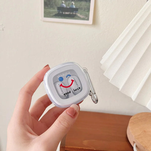 Earphone Case Clown Wink Good Luck For Lenovo Xt62 Tws Soft Tpu Transparent Headset Protective Cover Earbud Cases