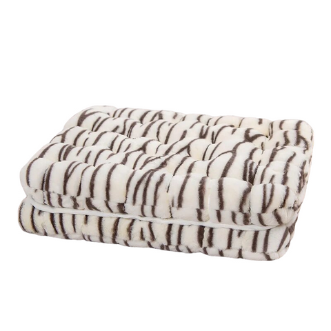 Plush Pillow White Tiger Square Double Biscuit Shape Stuffed Soft Cushion Cushions & Decorative Pillows