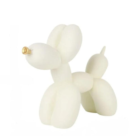 Home Figurine Nordic Balloon Dog White Resin For Living Room Decoration Accessories Sculptures & Figurines