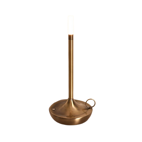 Hotel Lightning Lamp Bronze Led Bar Table Usb Rechargeable For Office And Home Lamps