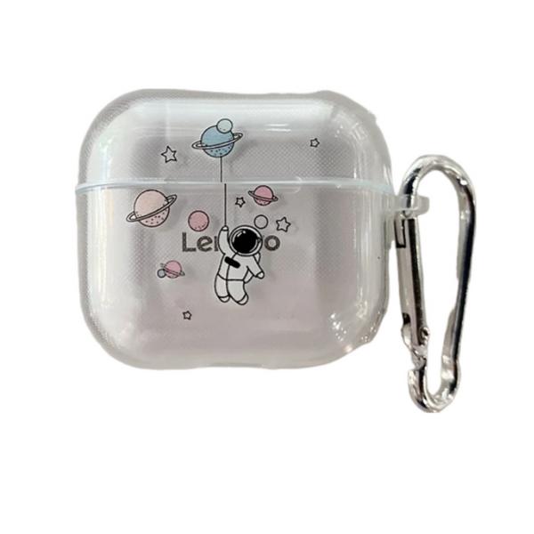 Earphone Case Floating Astronaut For Lenovo Lp40 Tws Earbud Protective Box Earbud Cases