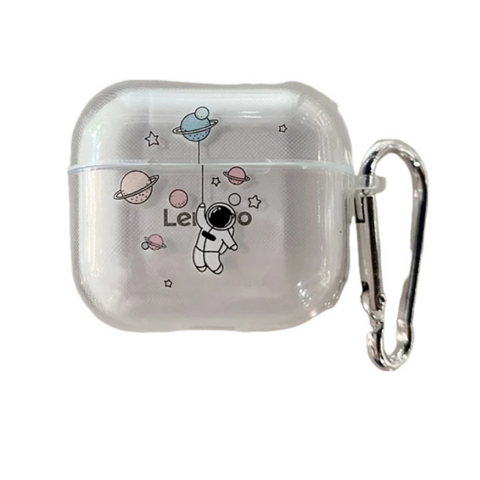 Earphone Case Floating Astronaut For Lenovo Lp12 Tws Headphone Protective Box Earbud Cases