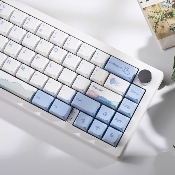 Keycap Keyboard Powder Blue 133 Keys Customised Sublimation For Mechanical Keyboards Keyboards & Keypads