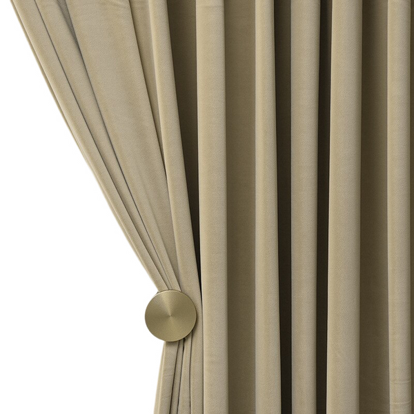400 Centimetre Khaki High Quality Modern Velvet Blackout Curtains For Living Room Bedroom Dining Luxury Window Drape Curtains & Drapes