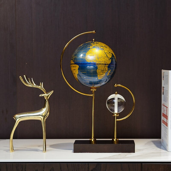 18 Centimetre By 37 Creative Globe Desktop Ornaments Sculptures Figurines Sculptures & Figurines