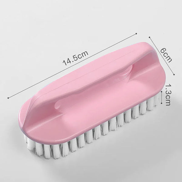 Laundry Brush Pink Long Multi Functional Cleaning Washing Flexible Scrub Tool Cleaning Brushes