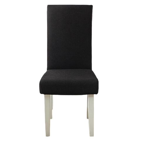 Chair Cover Black Corn Kernels Waterproof Universal Size For Dining Room Slipcovers