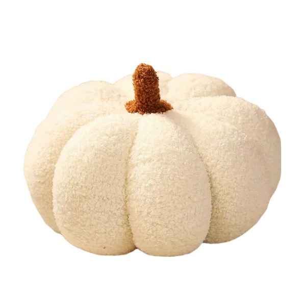 Throw Pillows White Lamb Fleece Pumpkin Plush Toys For Decor 20Cm Cushions & Decorative Pillows