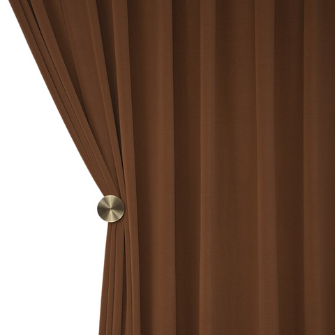 100Cm Velvet Blackout Curtains For Living Room Bedroom Dining Window Drape Curtains & Drapes