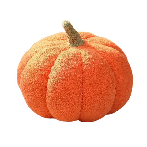 Orange Lamb Fleece Pumpkin Plush Throw Pillow For Decor Sleeping Cushions & Decorative Pillows