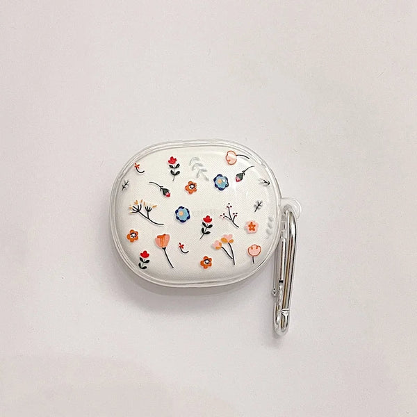 Earphone Case Cartoon Flower For Redmi Buds 4 Soft Protective Earbud Earbud Cases
