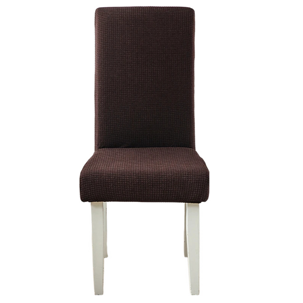 Chair Cover Coffee Corn Kernels Waterproof Universal Size Dining Room Slipcovers