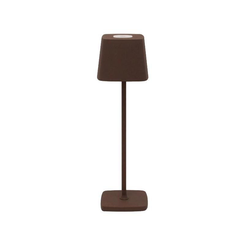 Hotel Lightning Rechargeable Lamp Brown Touch Sensor Pro Table For Decor Lamps