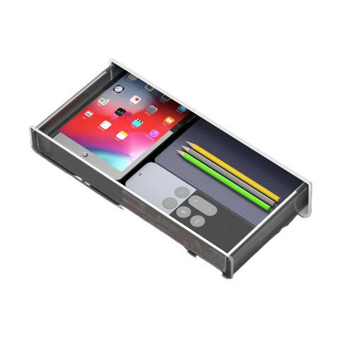 Storage Box Black Large Drawer Type Under Desk Punch Free Desktop Organizer Storage Boxes