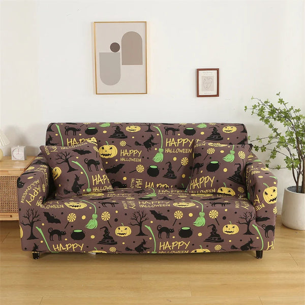 Sofa Cover Mix Halloween Design Stretchable Non Slip Slipcover For Garden Slipcovers