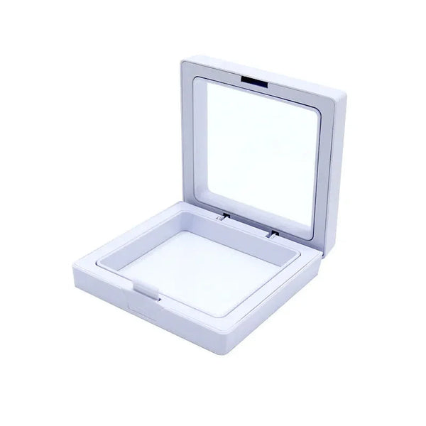 Veile Studios Jewelry Storage 10 Pieces White Set Floating Display Case Holder For Jewellery Holders & Organisers