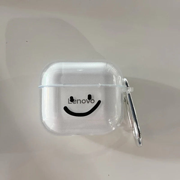 Earphone Case Big Smile For Lenovo X15 Pro Tws Headphone Protective Box Earbud Cases