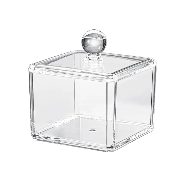 Storage Box One Layer Transparent Acrylic Stackable Dustproof Jewelry Organizer Storage Boxes