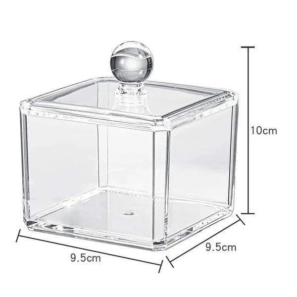 Storage Box One Layer Transparent Acrylic Stackable Dustproof Jewelry Organizer Storage Boxes