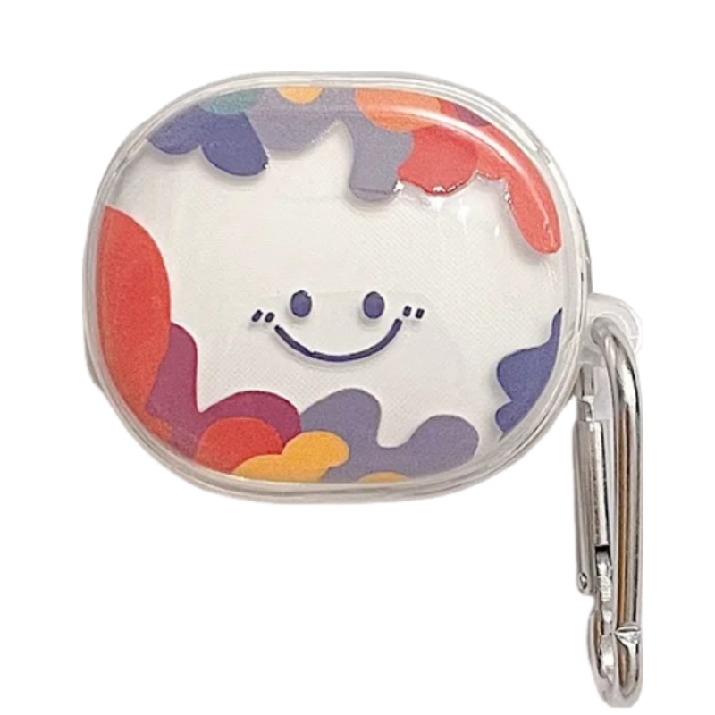 Earphone Case Colored Patch Smile For Redmi Buds 4 Lite Soft Protective Earbud Earbud Cases