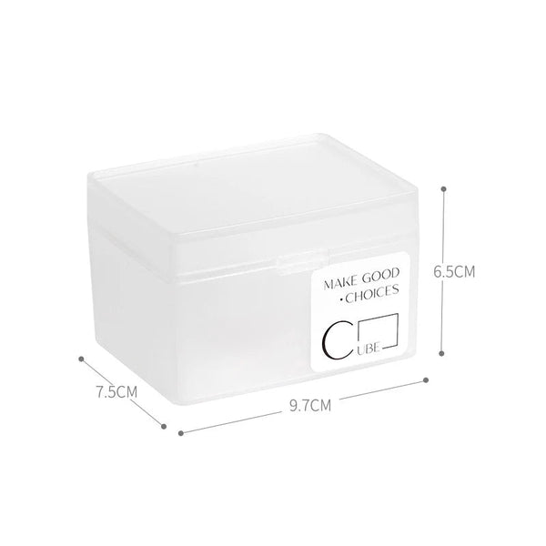 Storage Box Small Transparent Organizer For Photos Stationery Desktop Use Storage Boxes