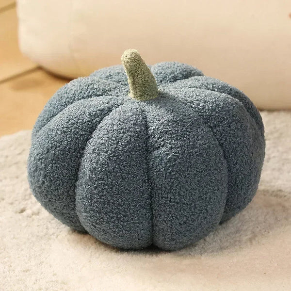 Throw Pillows Blue Lamb Fleece Pumpkin Plush Toys For Decor Sleeping Cushions & Decorative Pillows