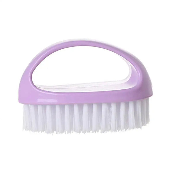 Laundry Brush Purple Multi Functional Cleaning Washing Flexible Scrub For Bathroom Kitchen Cleaning Brushes