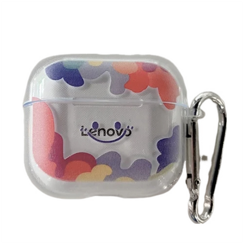 Earphone Case Patch Colour Smile For Lenovo Lp5 Tws Headphone Protective Box Earbud Cases