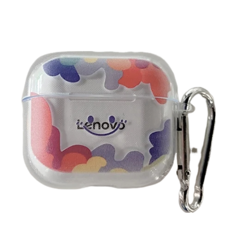 Earphone Case Patch Colour Smile For Lenovo Lp80 Tws Headphone Earbud Cases