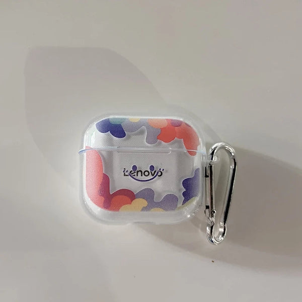 Earphone Case Patch Colour Smile For Lenovo Lp40 Pro Tws Headphone Earbud Cases