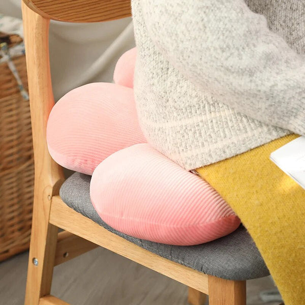Plush Pink Flower Shape Stuffed Soft Pillow Seat Cushion For Decor 50 55Cm Cushions & Decorative Pillows