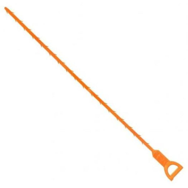 Drain Snake Hair Clog Remover Relief Auger Cleaning Tool Orange Drain & Toilet Plungers