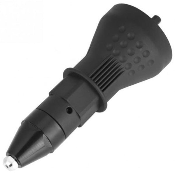 Drill Adapter Electric Riveter Gun Head Black