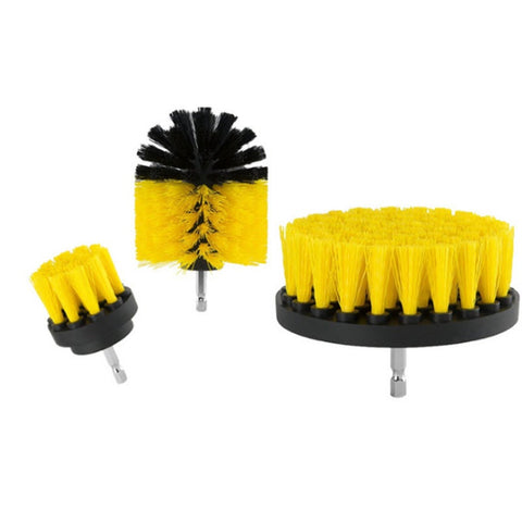 Drill Brush 3Pcs Scrub Attachment Kittime Saving And Power Scrubber Cleaning For Car Bathroom Laundry Room