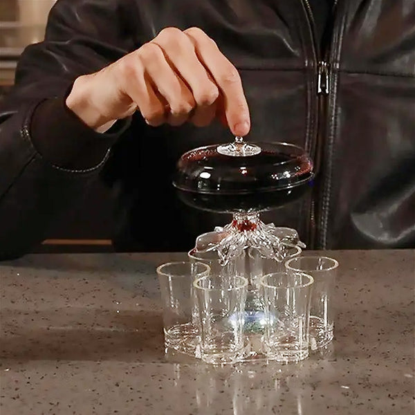 Drink Shot Dispenser With 6 Glasses Set Tool Party Supplies Party Games & Activities