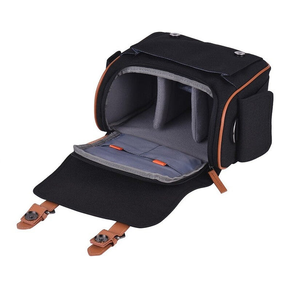 Dslr Slr Camera Shoulder Messenger Bag Black Camera Cases Bags & Covers