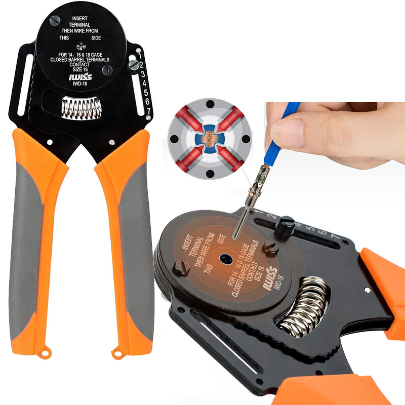 Dt16 Crimper 4 Way Indent8 Impression Icrimp Closed Barrel Type Deutsch Other Auto Tools & Supplies