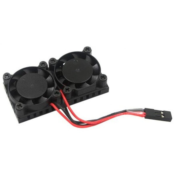 Dual Cooling Fan Kit For Raspberry Pi 3B / 2B Black Cpu Fans & Heat Sinks