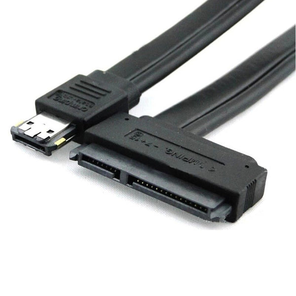 Dual Power Supply Esata Usb 12V 5V Combo 22Pin Hard Drive Cable Cord Drive Cables & Adapters