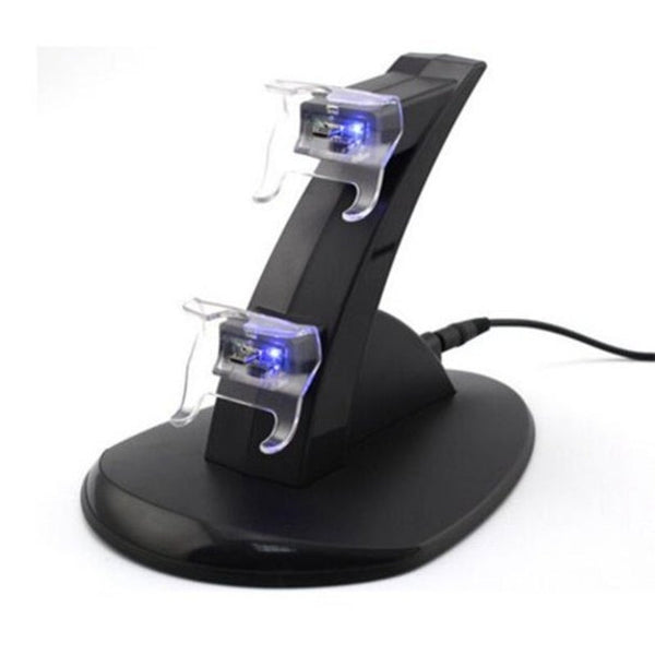 Dual Usb Charger Charging Station Dock For Xbox One / Slim Black Chargers & Charging Docks