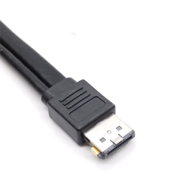 Dual Power Supply Esata Usb 12V 5V Combo 22Pin Hard Drive Cable Cord Drive Cables & Adapters