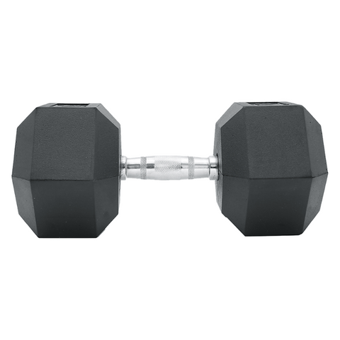 10Kg Commercial Rubber Hex Dumbbell Gym Weight